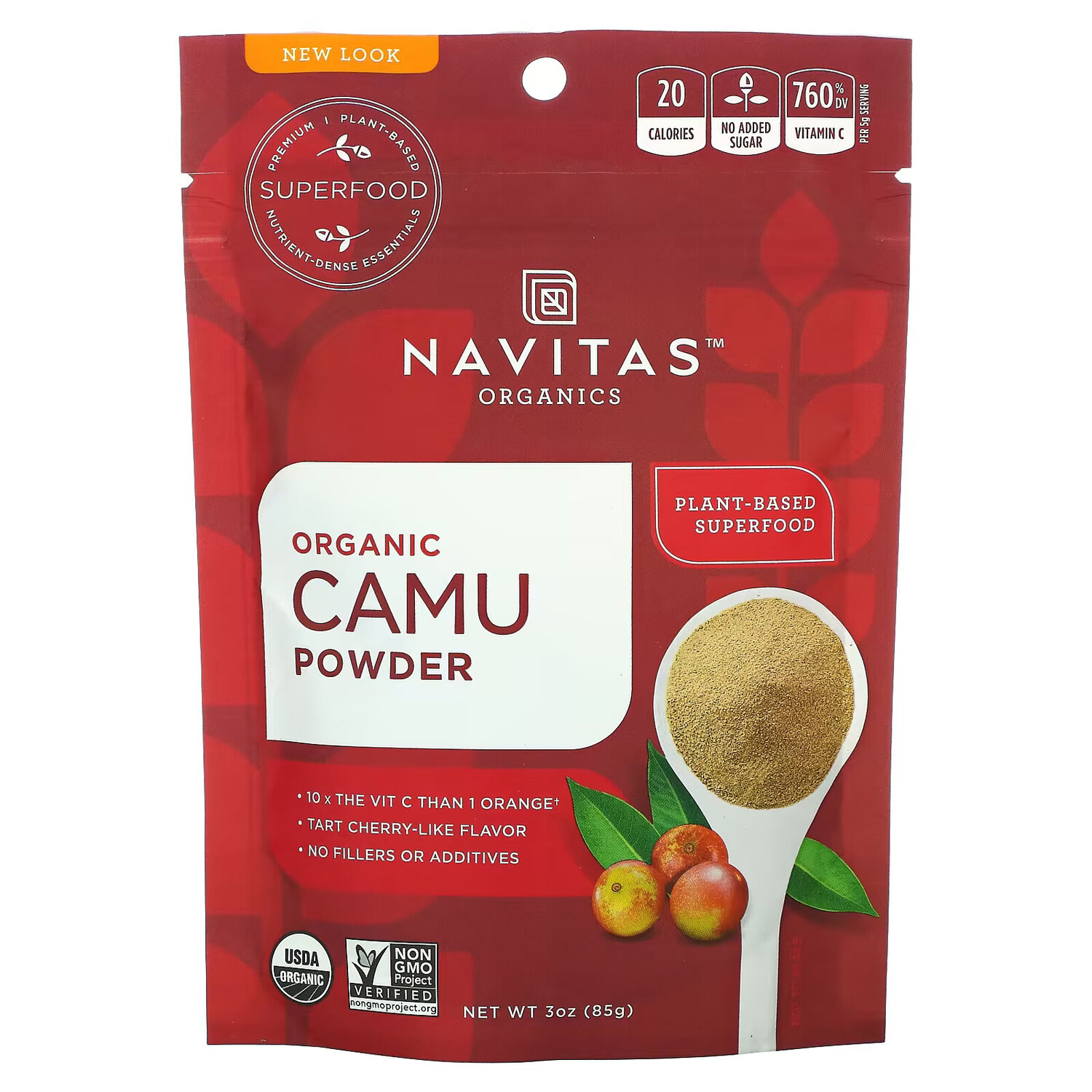 

Navitas Organics, Organic Camu Powder, 85 г (3 унции)