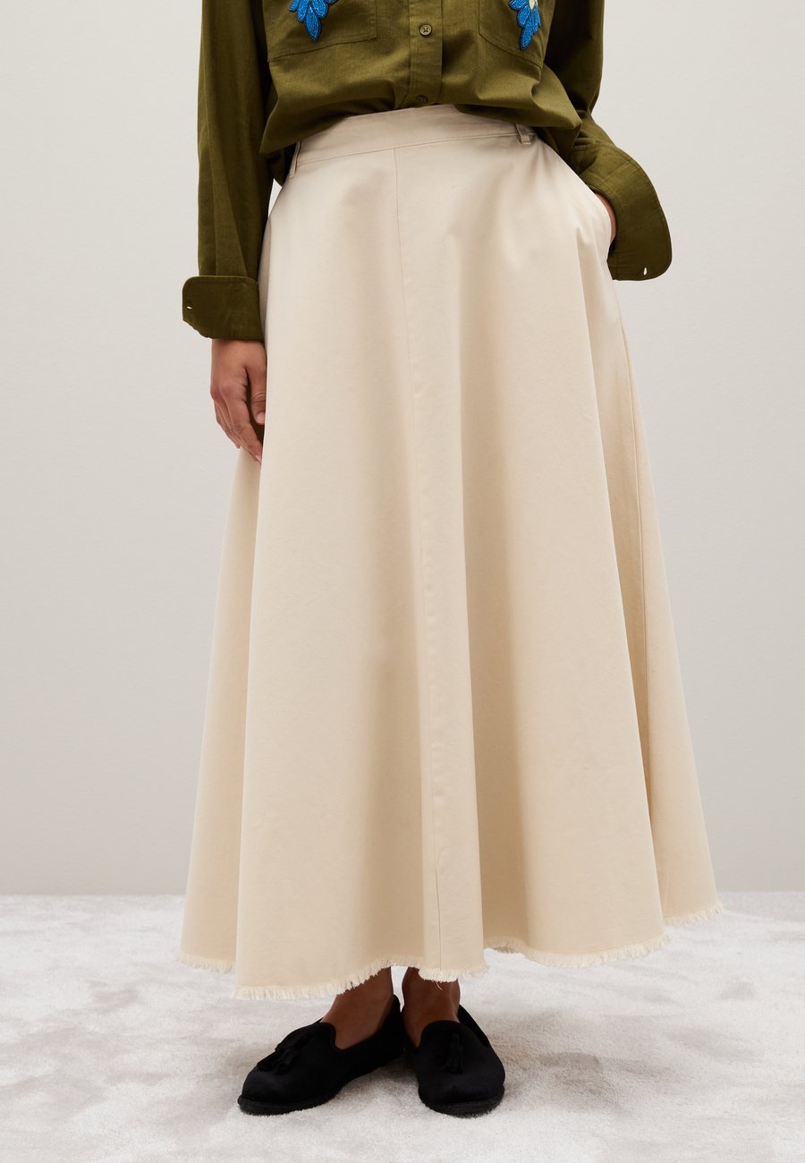 

Юбка PIOMBO Denim skirt, Light Beige/Beige