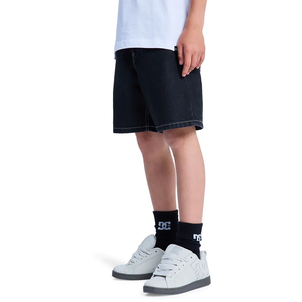 Шорты джинсовые свободного кроя Dc Shoes, черный — фото 3