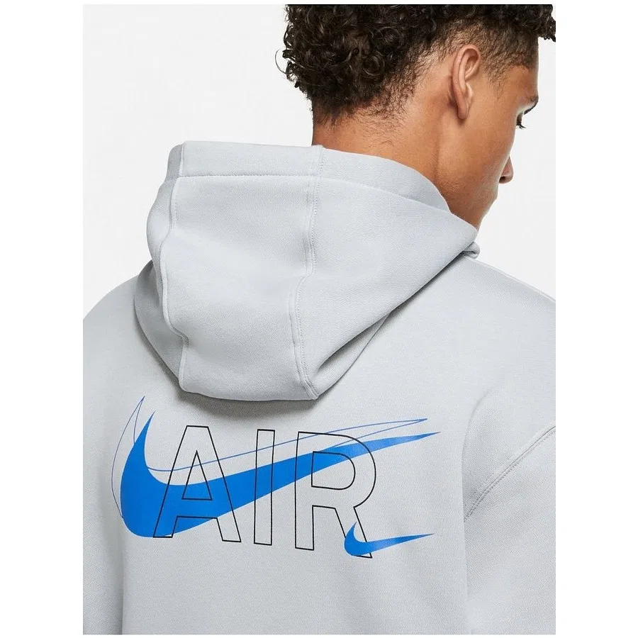 Мужской худи с капюшоном из флиса Sportswear Nike, Серый — фото 4