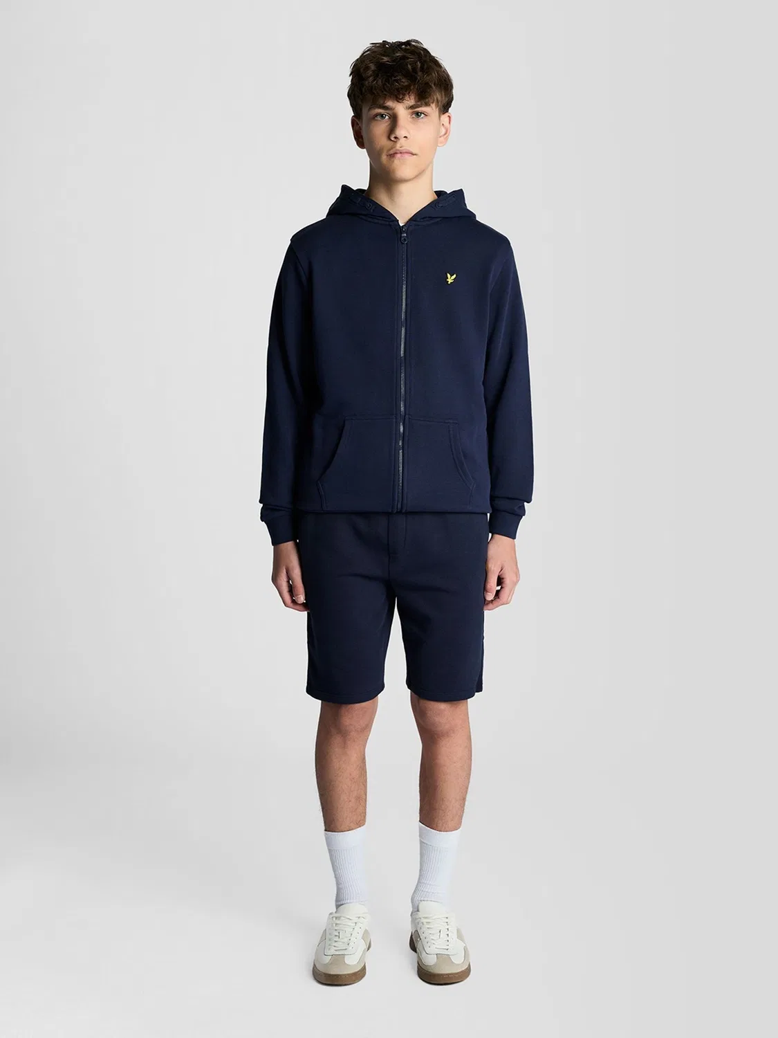 Шорты джерси Lyle & Scott, темно-синий — фото 2