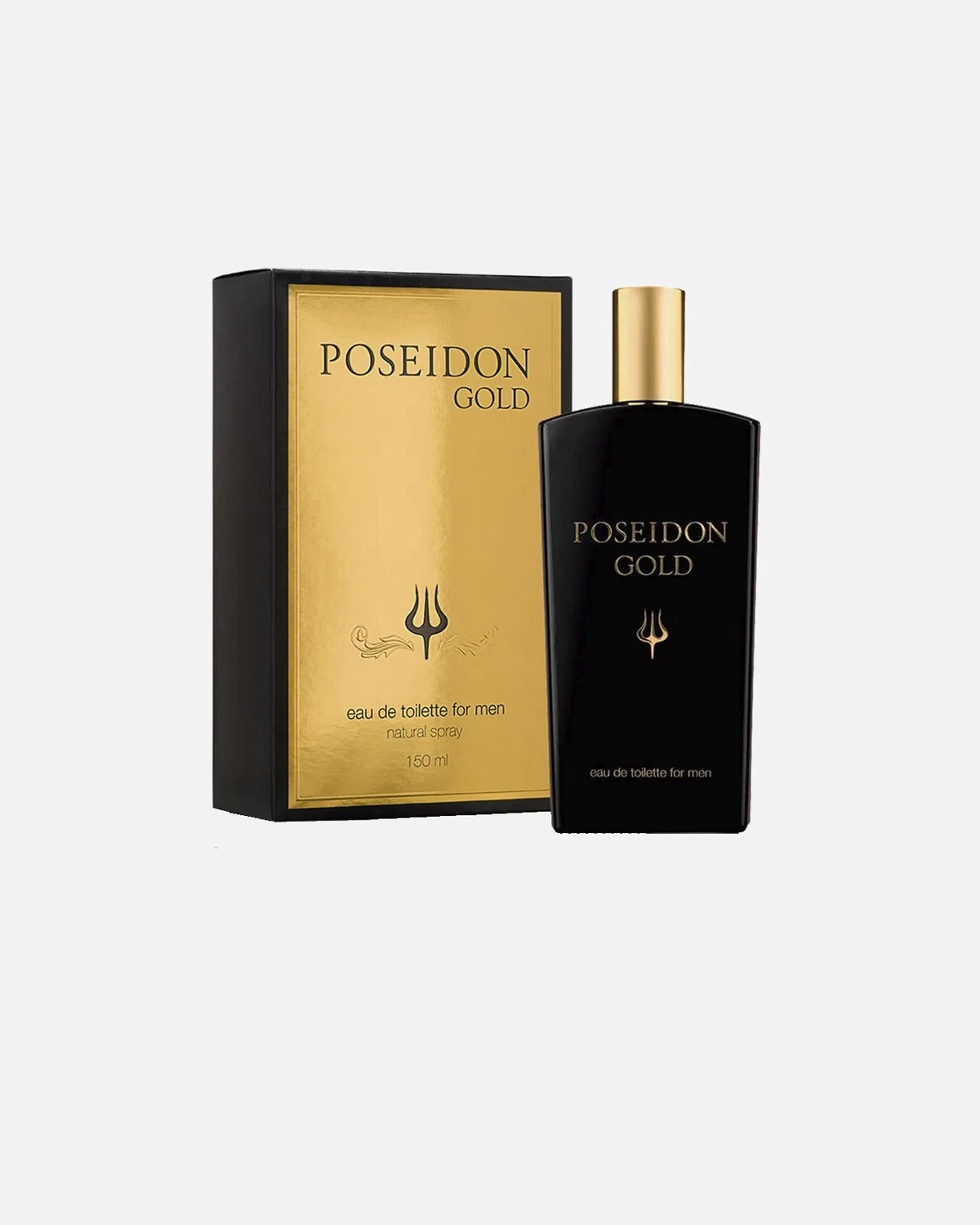 Туалетная вода золотистого цвета Poseidon, 150 Ml