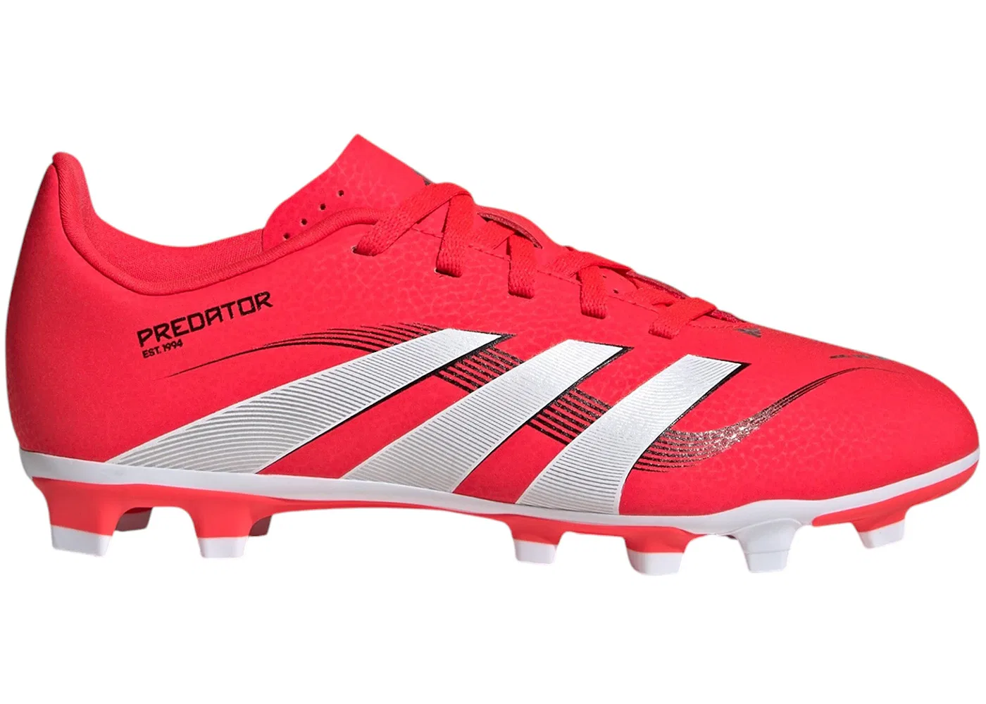 Детские бутсы Predator Club FG/MG Adidas, Lucid Red Cloud White Core Black