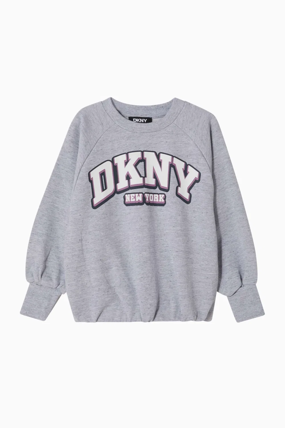 Свитшот хлопковый с логотипом DKNY