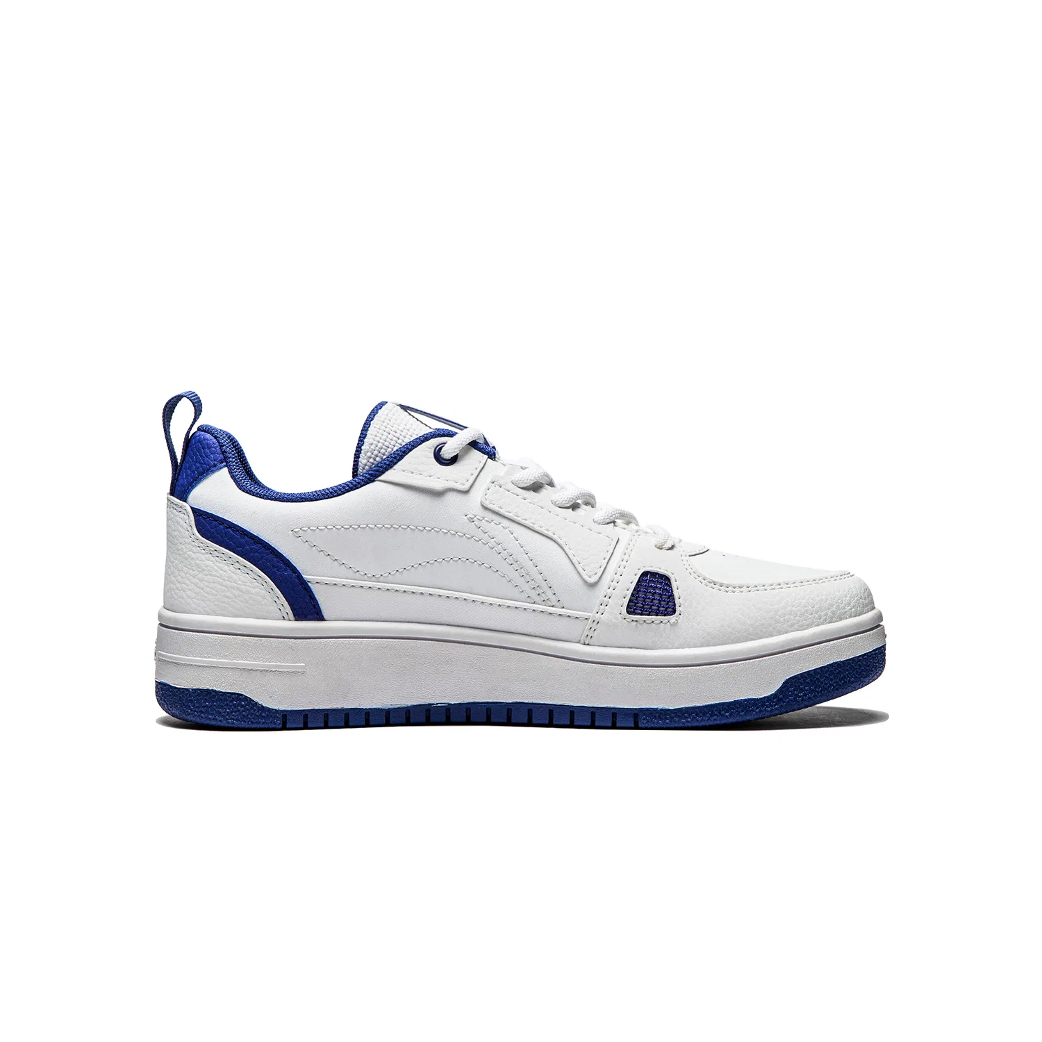 Детские кроссовки для мальчиков с амортизацией Li-Ning YOUNG, Standard White/Dream Blue — фото 3