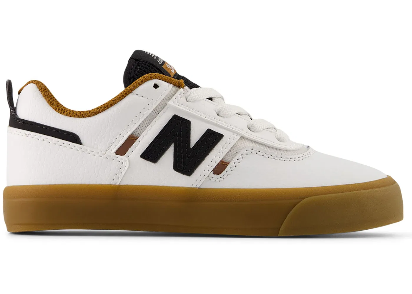 Детские кроссовки с замшей Нью Бэланс Ньюмэрик 306 New Balance, White/Black
