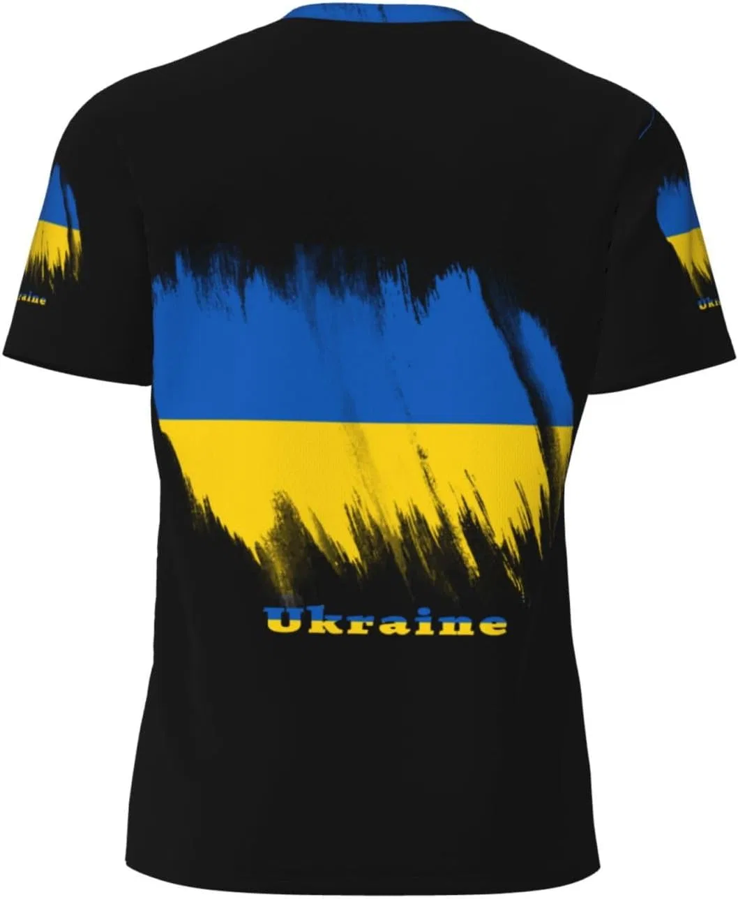 Мужская быстросохнущая футболка из сетки Generic, Black — фото 3