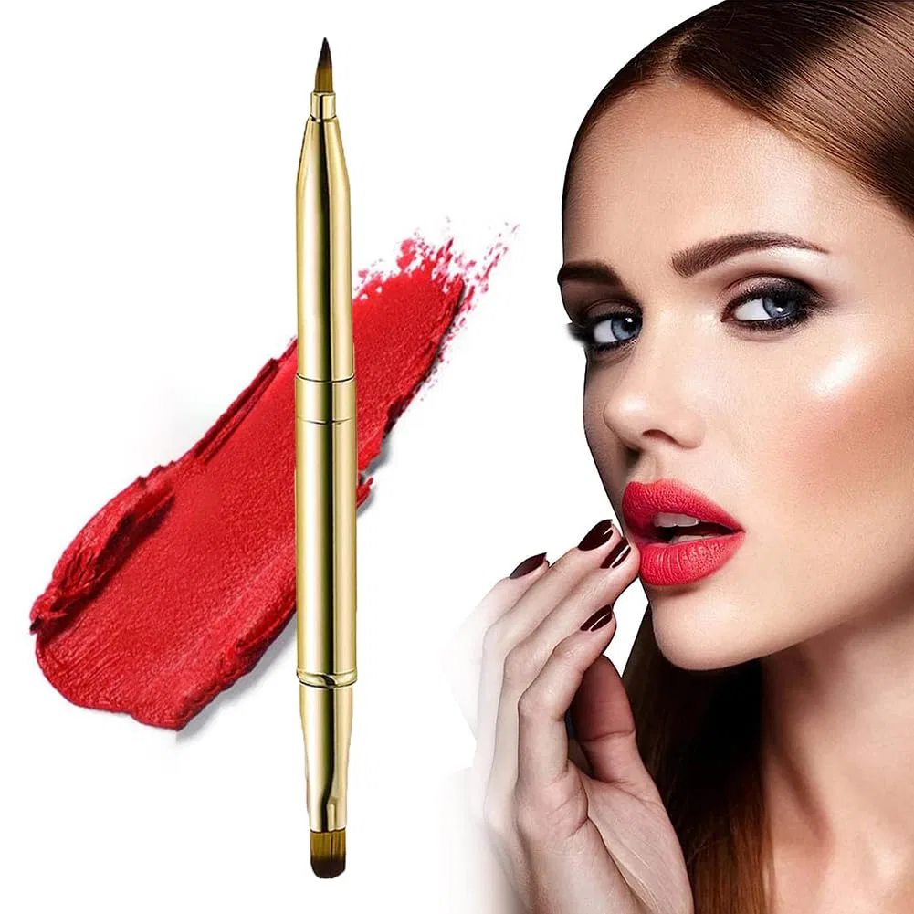 Кисть для губ двусторонняя выдвижная Butyeak, 30 г, Gold