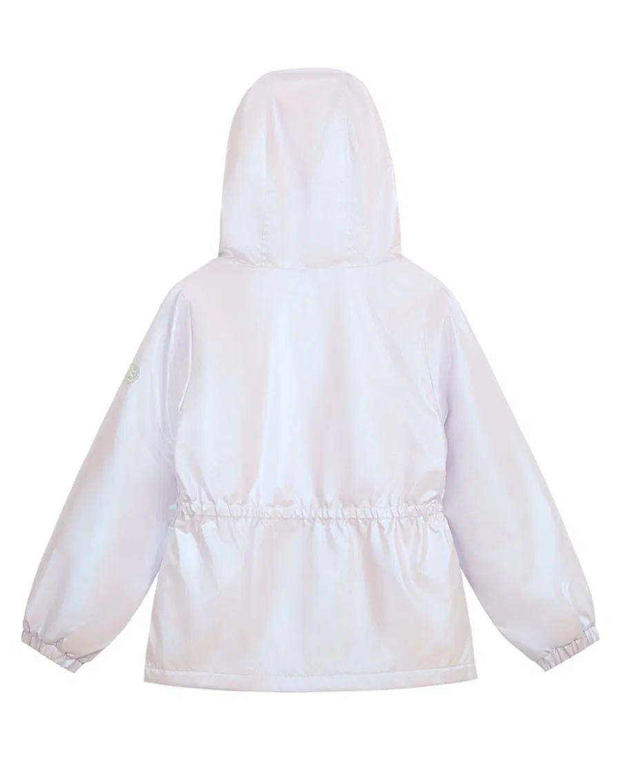 Детская куртка-анорак с фольгированным принтом, модель Foil Midweight Anorak Jessica Simpson, Purple — фото 2