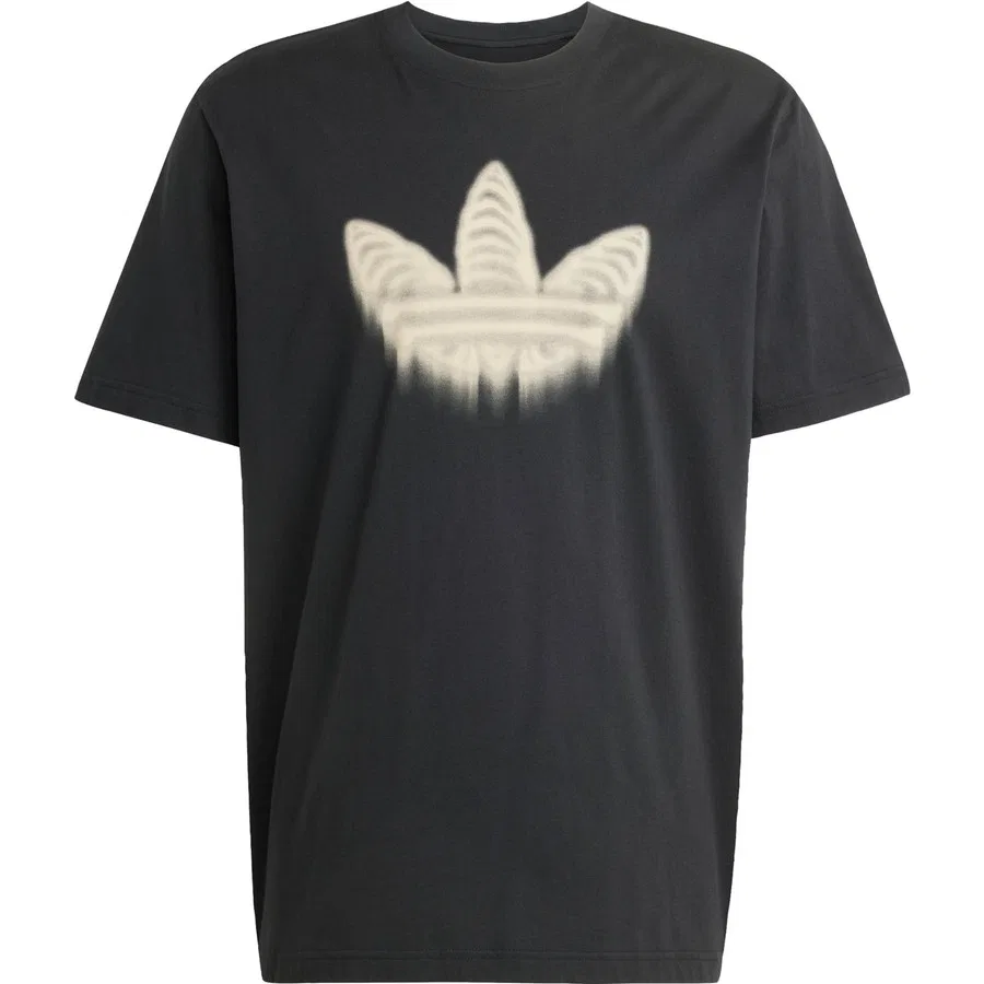 Футболка с принтом Skeleton Trefoil Tee adidas, Черный — фото 3