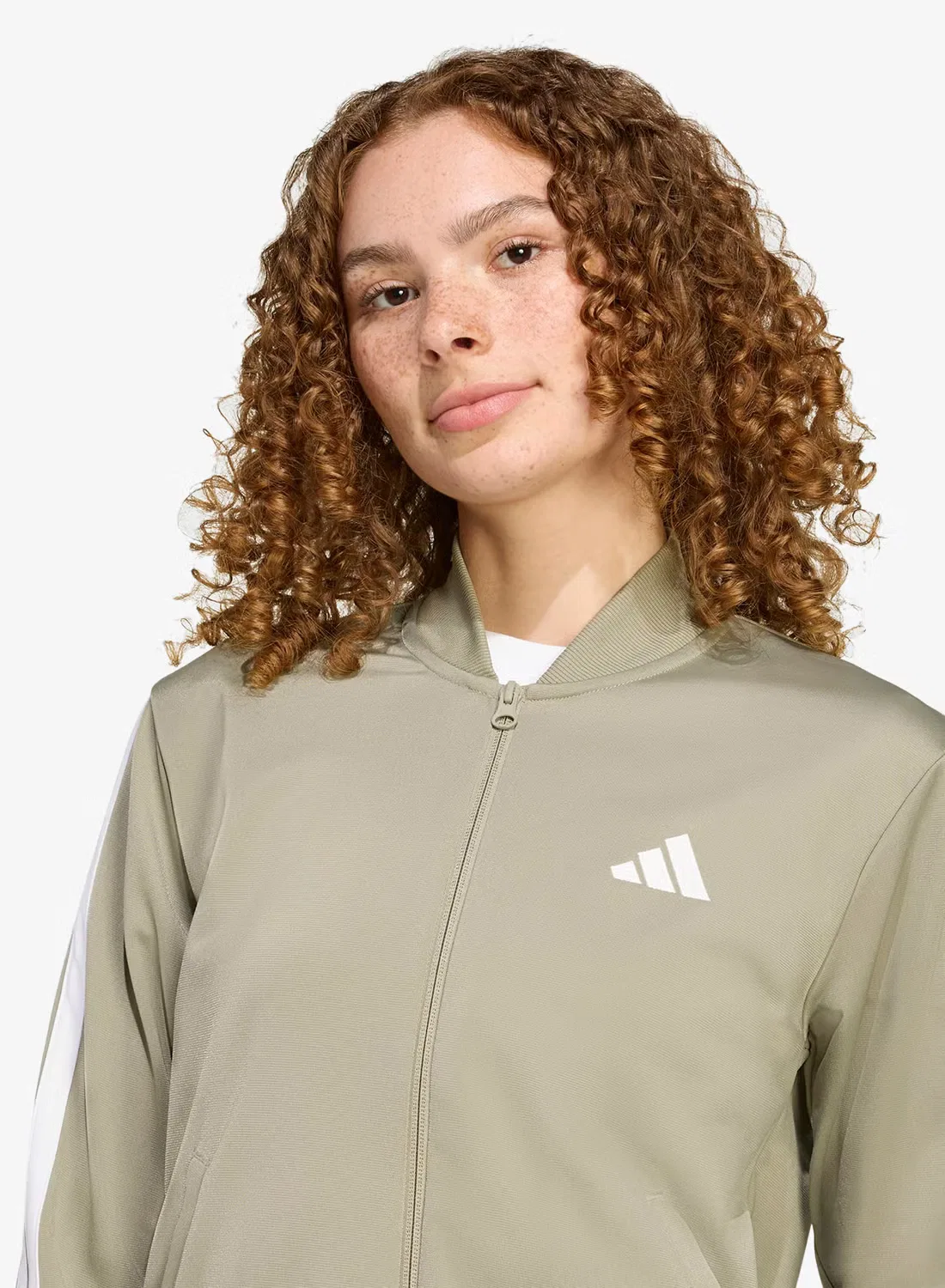 Спортивный костюм из трикотажа Dayready Adidas, серебристый — фото 3