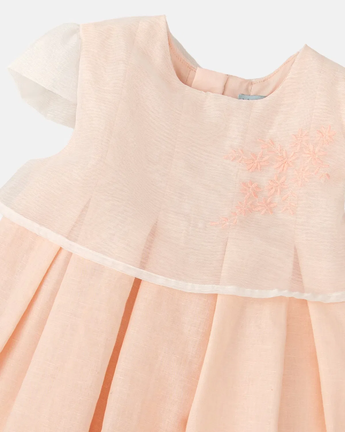 Детское платье для девочек с коротким рукавом Tutto Piccolo, Rosa — фото 3