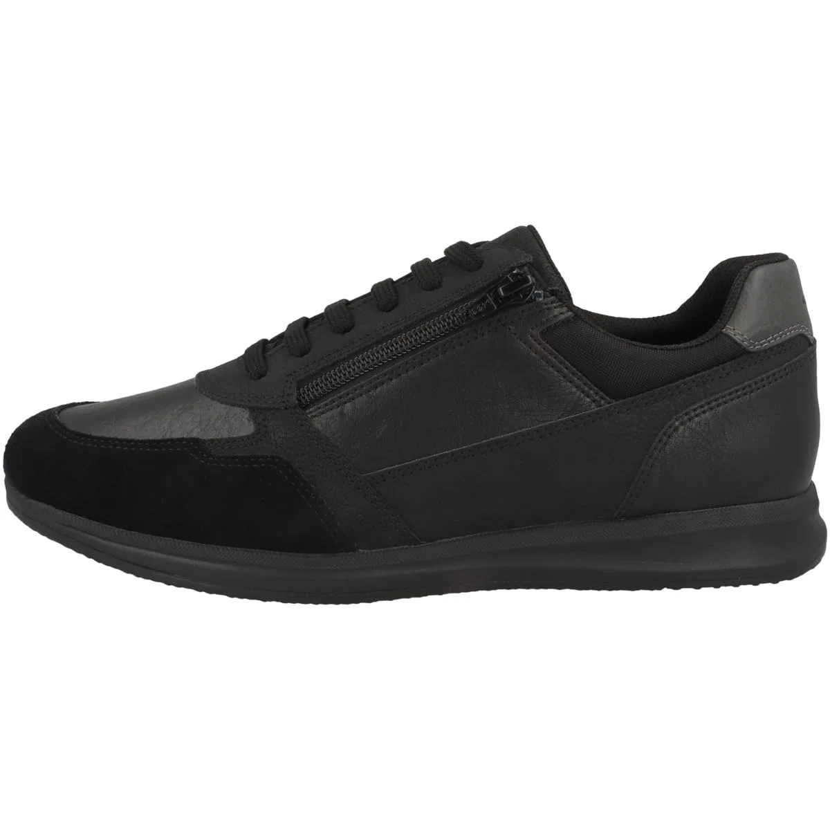Детские кроссовки для мальчиков с замком-молнией U Avery A Geox, Black