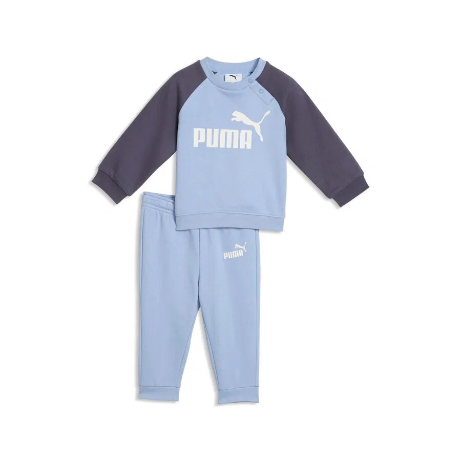 Спортивный костюм PUMA 'Minicats Essentials' в цветах Marine Blue и Light Blue