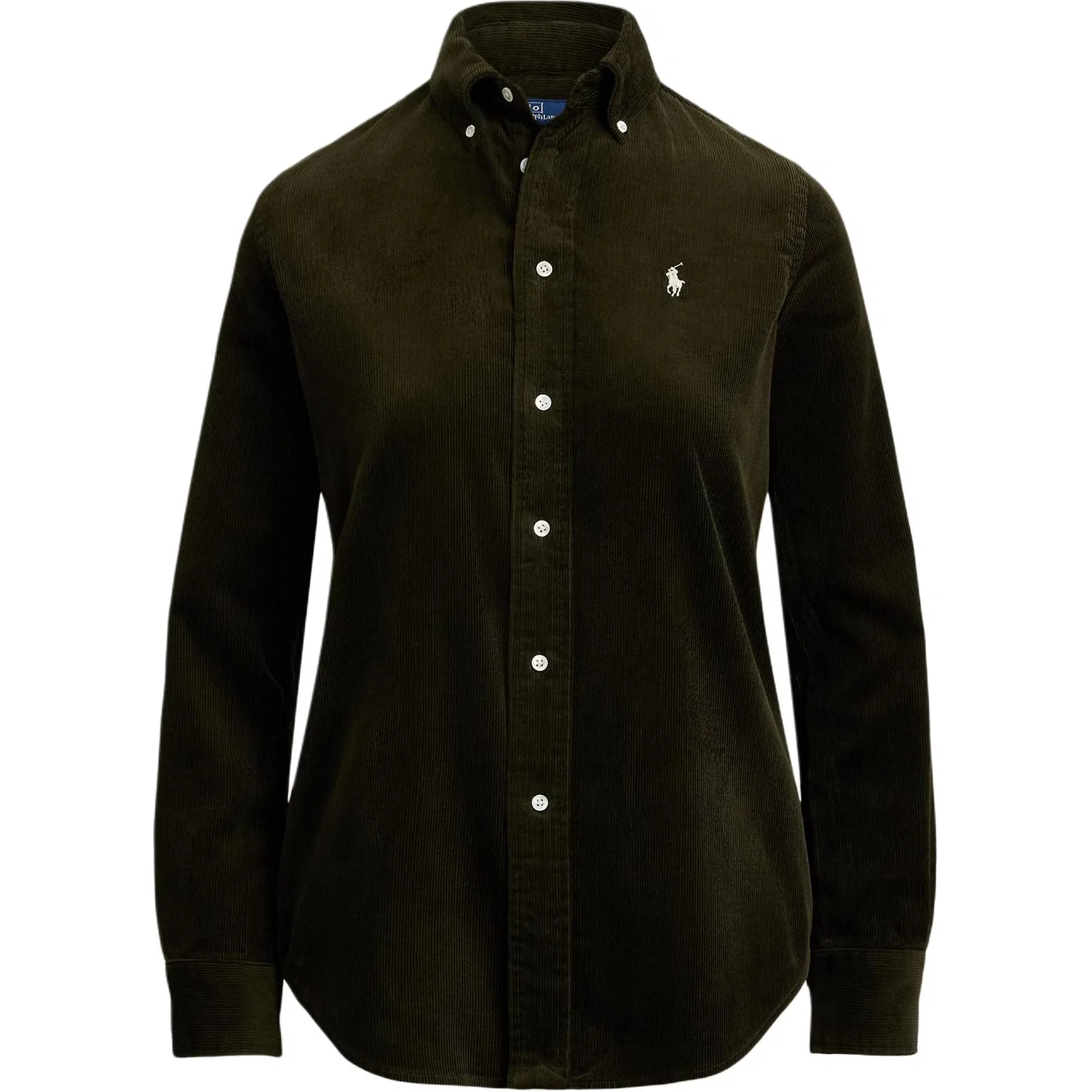 Женская рубашка Slim Fit Polo Ralph Lauren, Olive Green