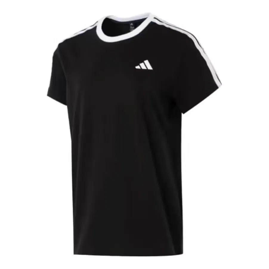 Футболка оверсайз Adidas, черно-белый