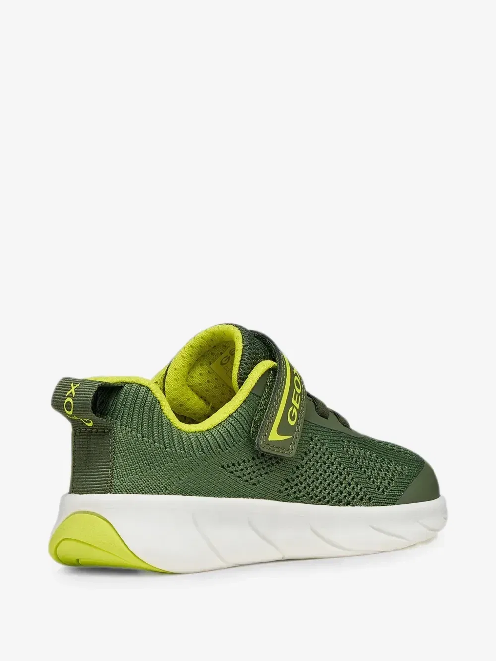 Кроссовки Foot-Run из сетчатого материала Geox Kids, зеленый — фото 3