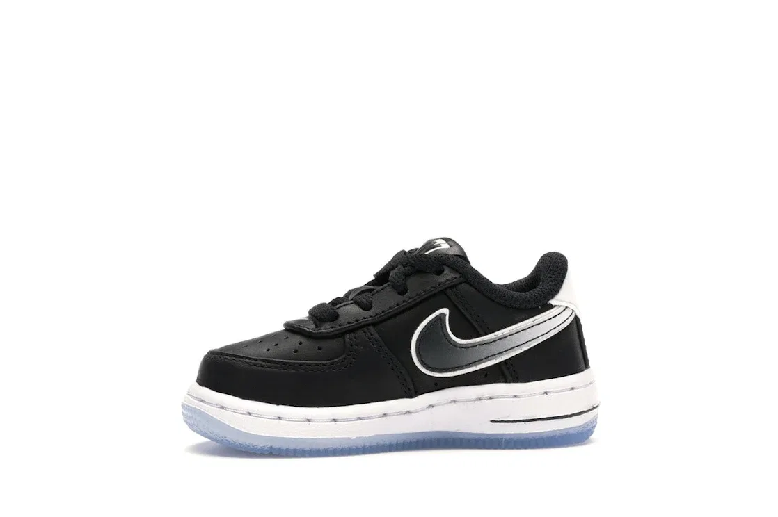 Детские кроссовки Lifestyle Nike Nike Air Force 1 Low, Black/White-White-Black — фото 3