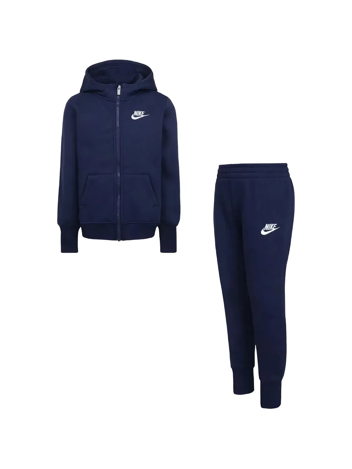 Nike Спортивный костюм из хлопка с логотипом - синий