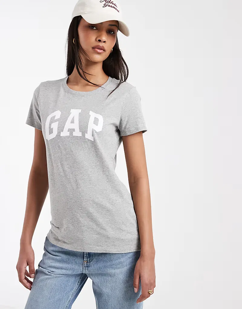 Футболка GAP с логотипом на каждый день, серый