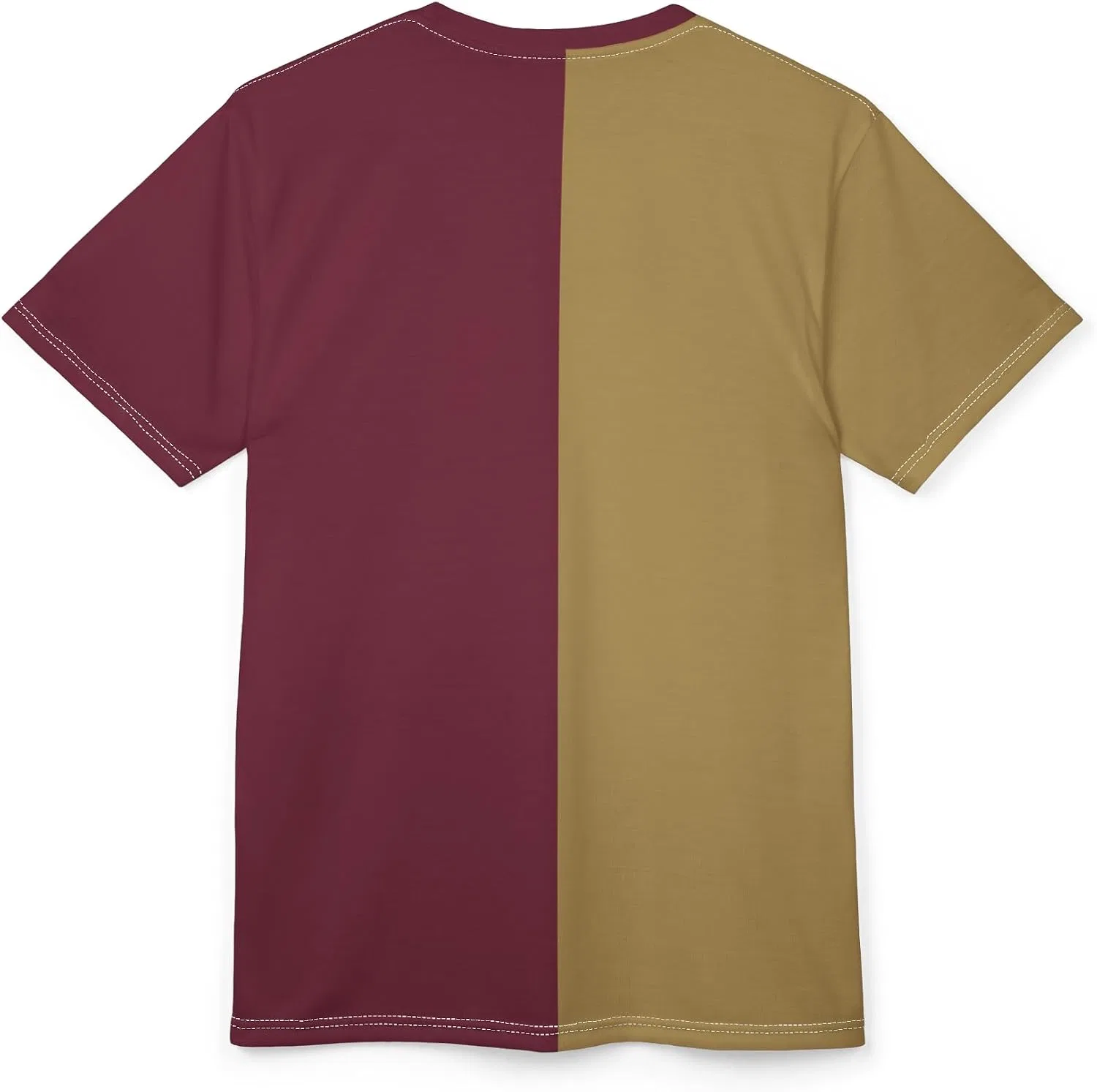 Футболка с цветовым блоком Split Tee, White Stitching — фото 4