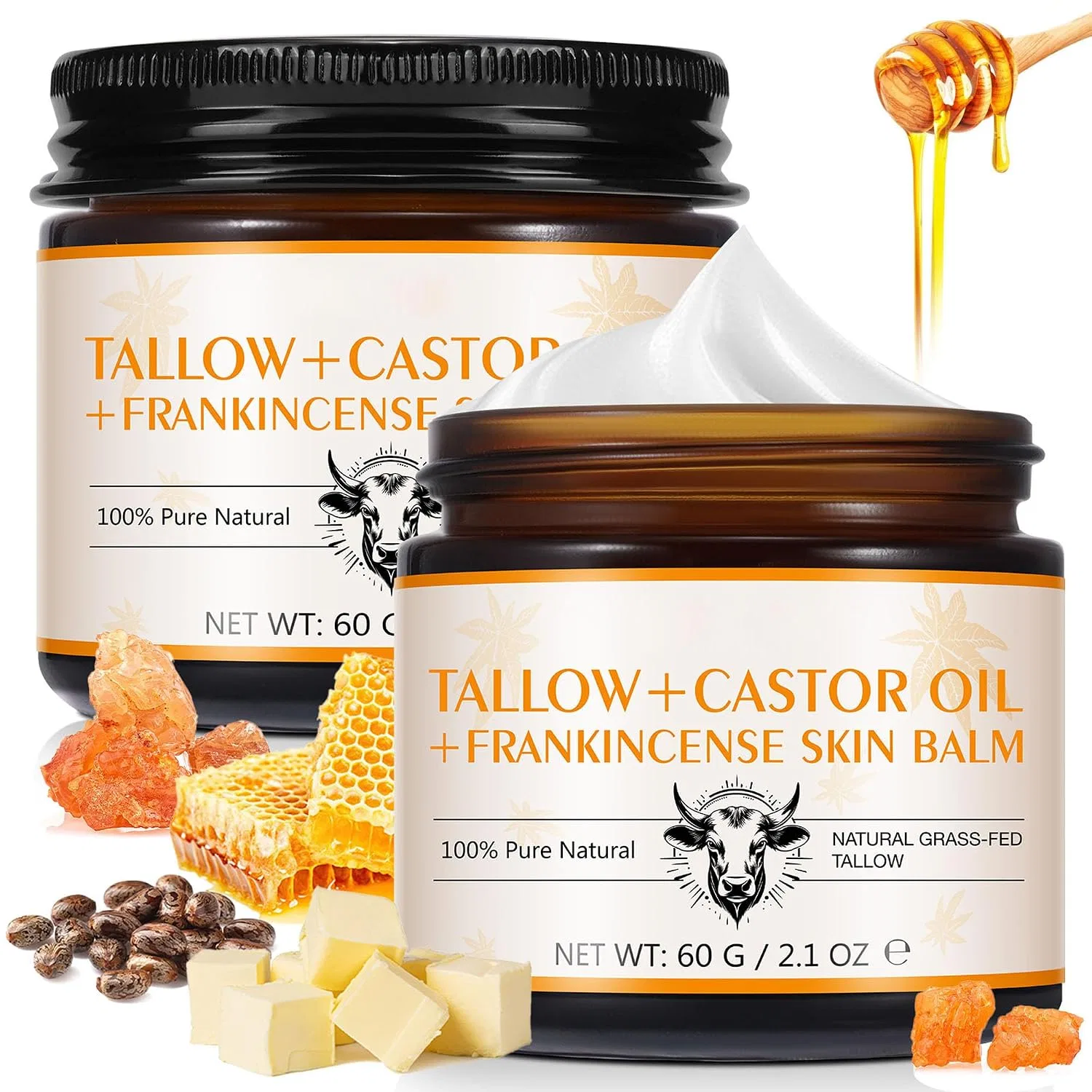 Крем для лица и тела Butter Castor Oil Frankincense Oil Cream, RHSEDD, 60 г