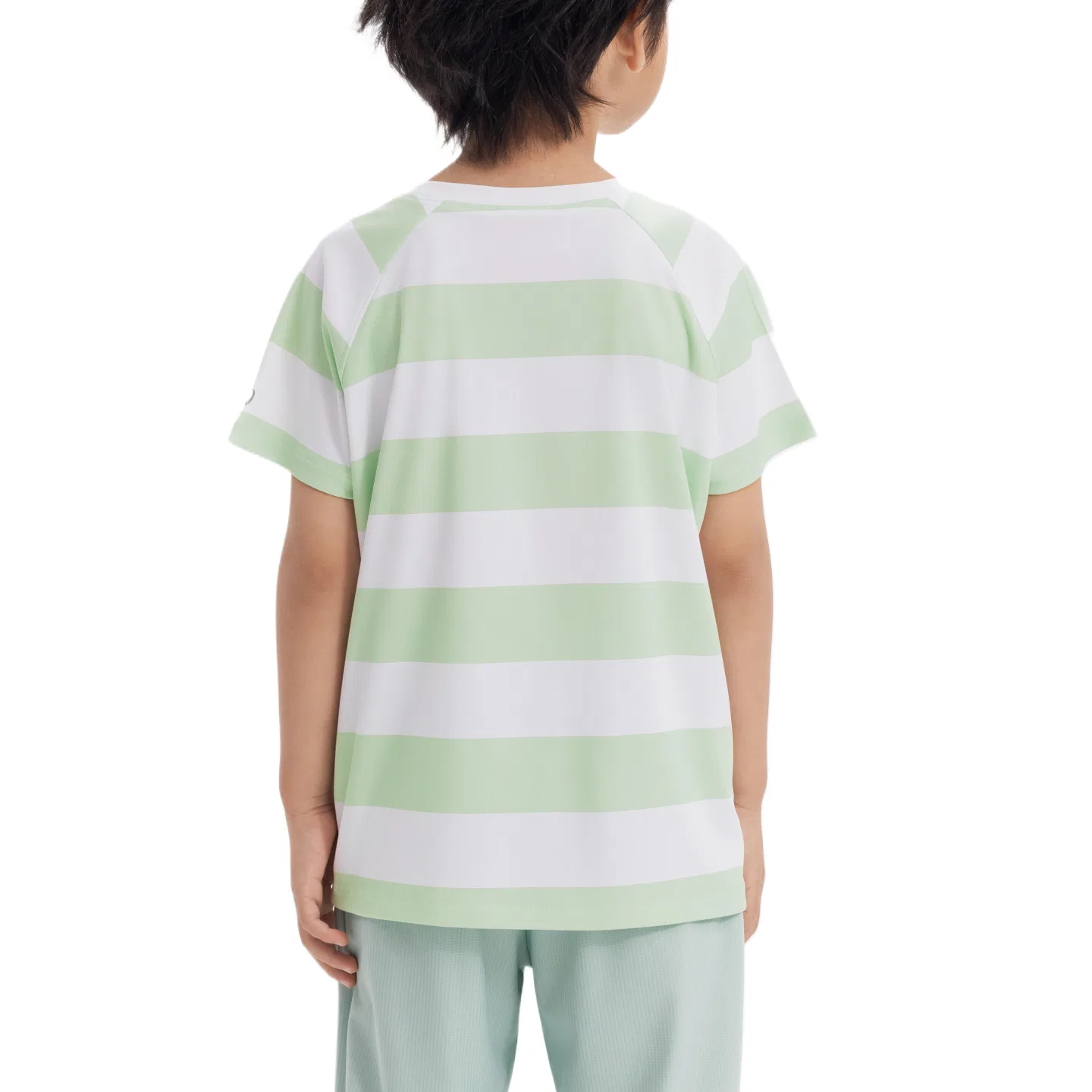 Детская футболка с круглым вырезом DECATHLON, Neon Green — фото 3