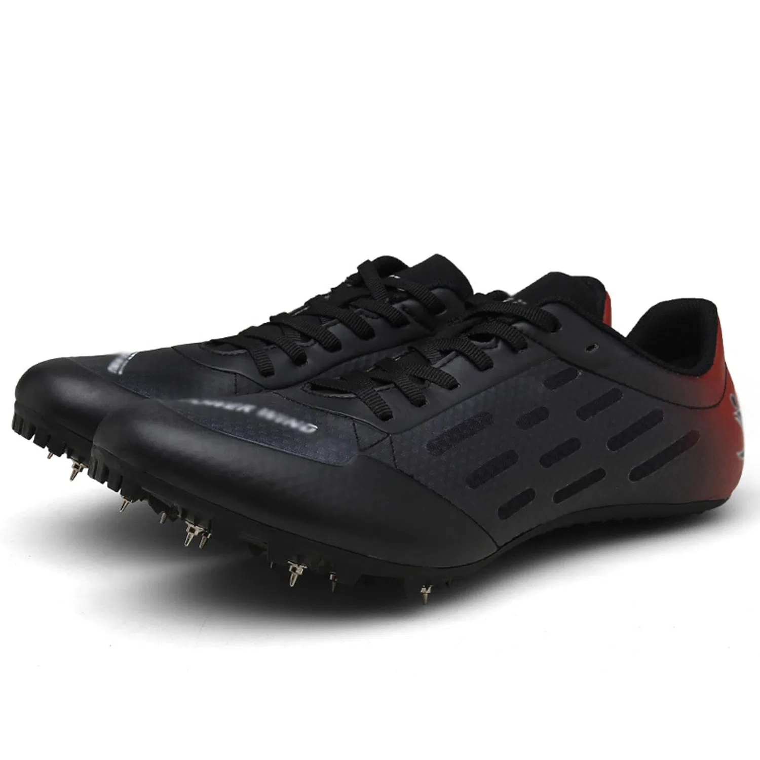 Детские кроссовки для бега с шипами Unisex Leggere Antiscivolo con Punte Scarpe Blissbuilt, Nero
