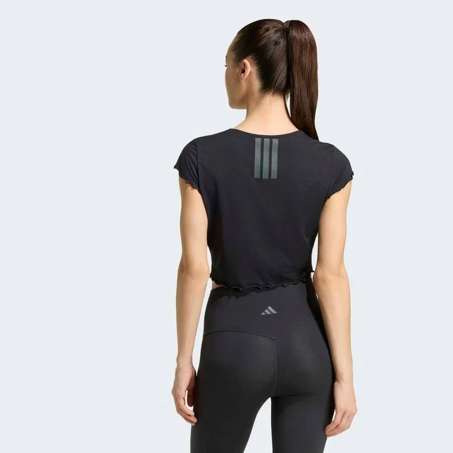 Женская футболка с коротким рукавом Motion T-Shirt adidas, Черный — фото 3