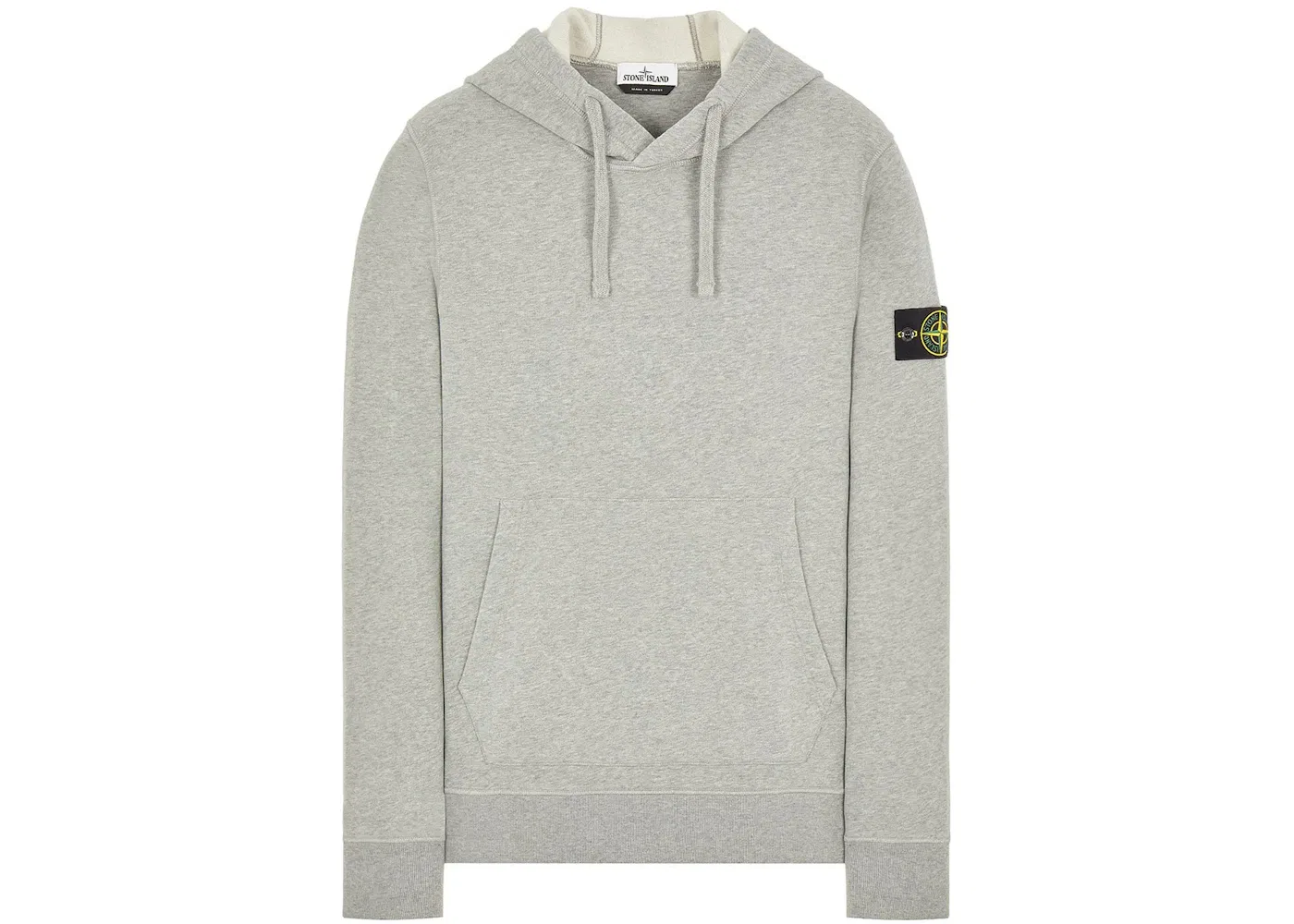 Мужской худи из хлопковой флисовой ткани Stone Island Hooded Sweatshirt, Dust