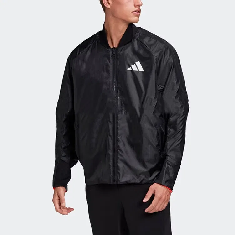Куртка свободного кроя с принтом тигра Adidas, черный — фото 3