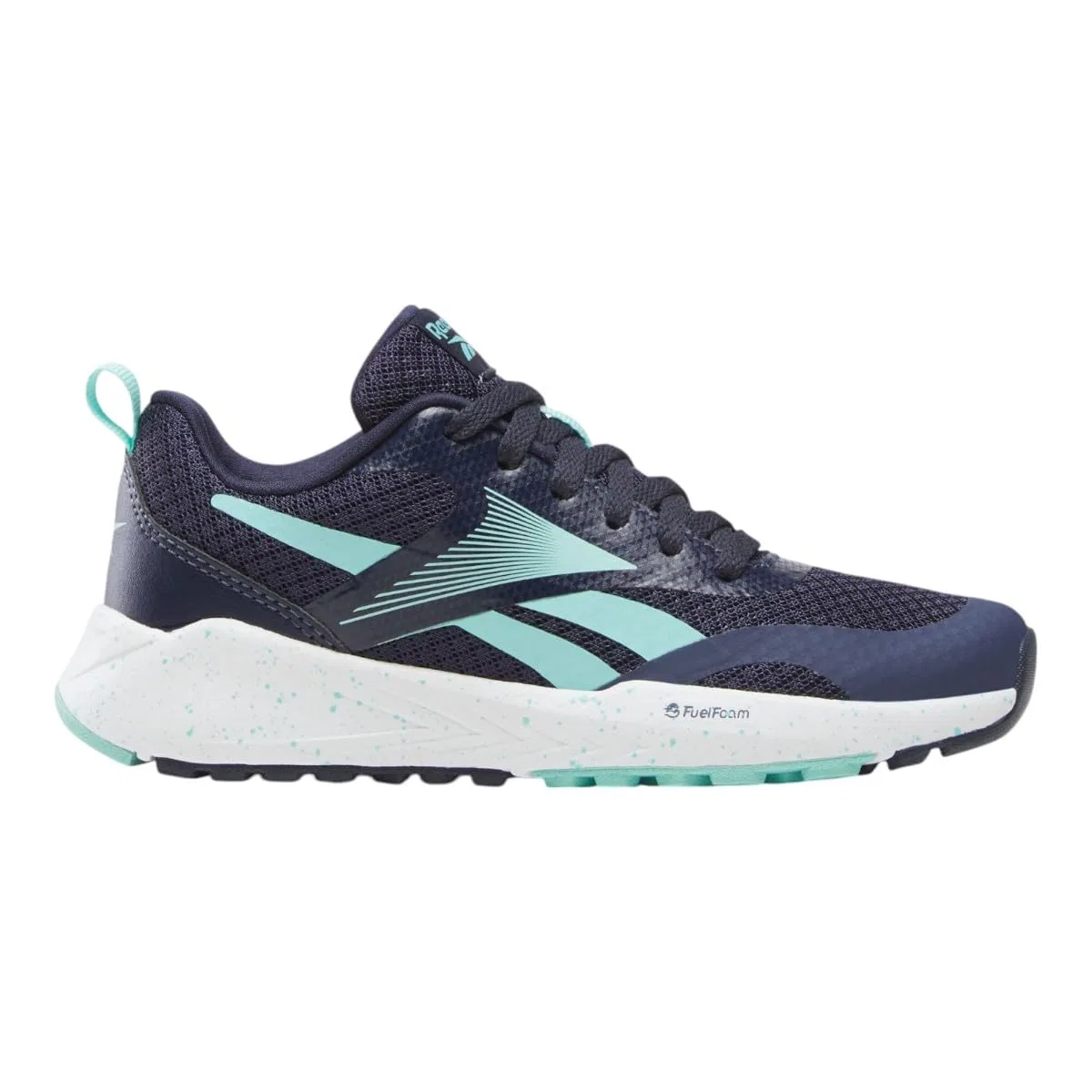 Детские кроссовки для девочек с принтом Energen Run Reebok, Vectornavy Alaqua White