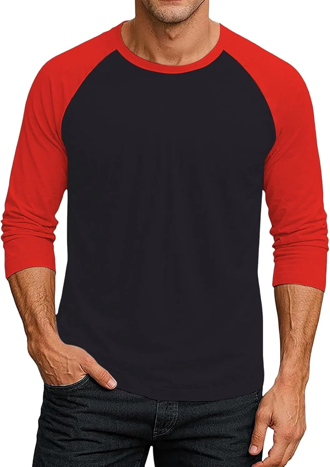 Мужская спортивная футболка с 3/4 рукавом, Dry Fit, Aa