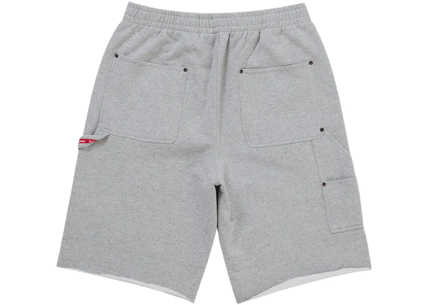 Мужские шорты с двойным наколенником из футера Sweatshort Supreme, Grey — фото 2