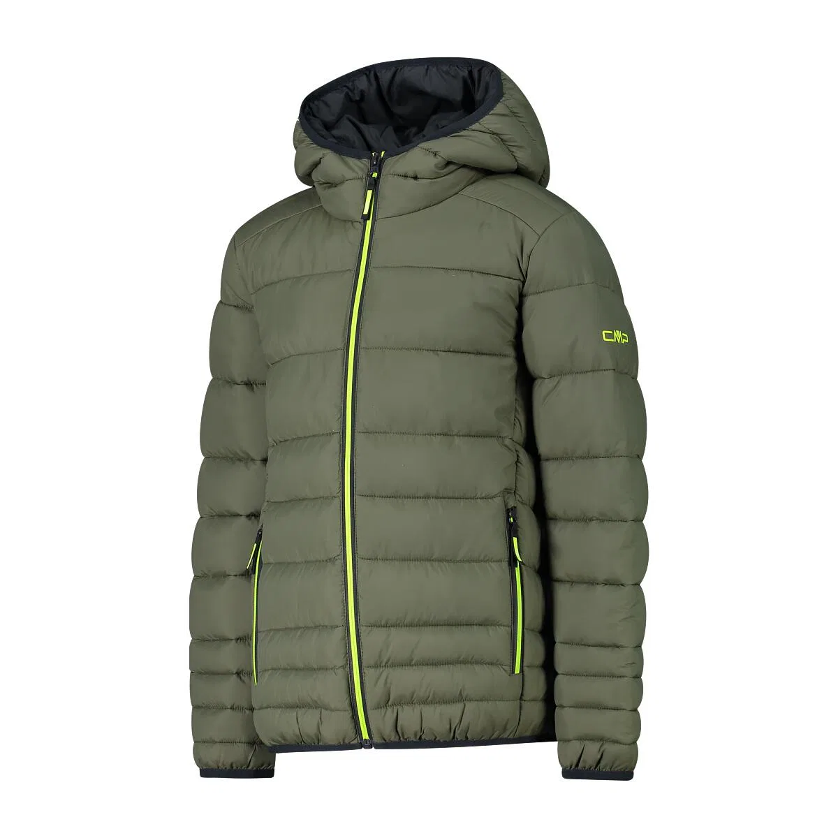 Детская зимняя куртка для мальчиков KID JACKET FIX HOOD Cmp, Оливgrun — фото 3