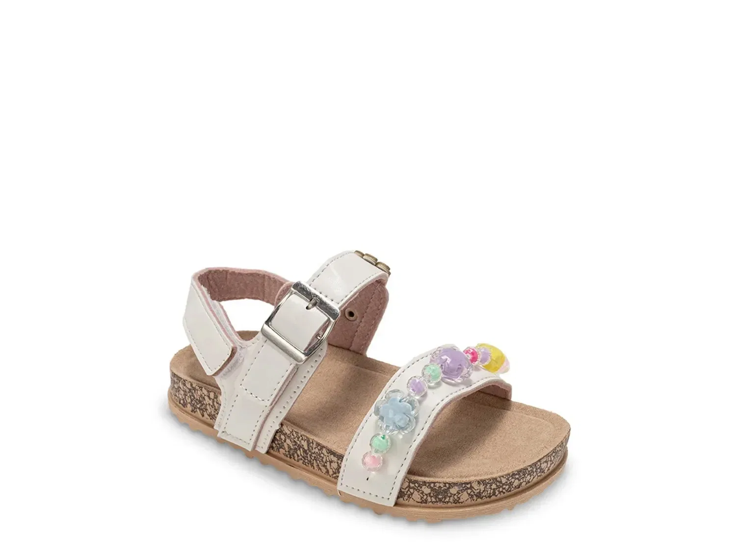 Сандалии Daisy с регулируемым ремешком, bebe, белые