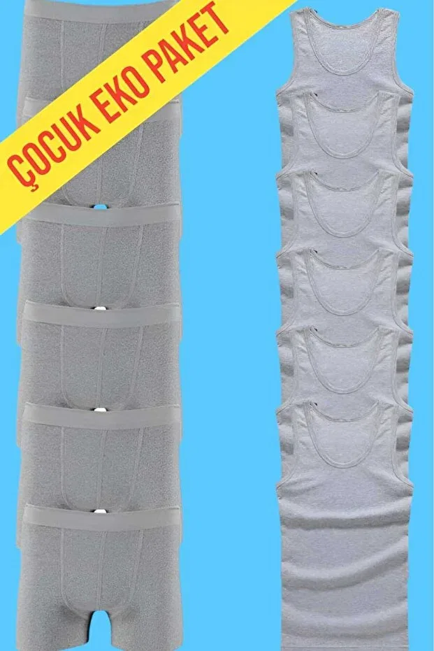 Детские боксеры для мальчиков хлопковые Tezzgelsin, Gray Gray