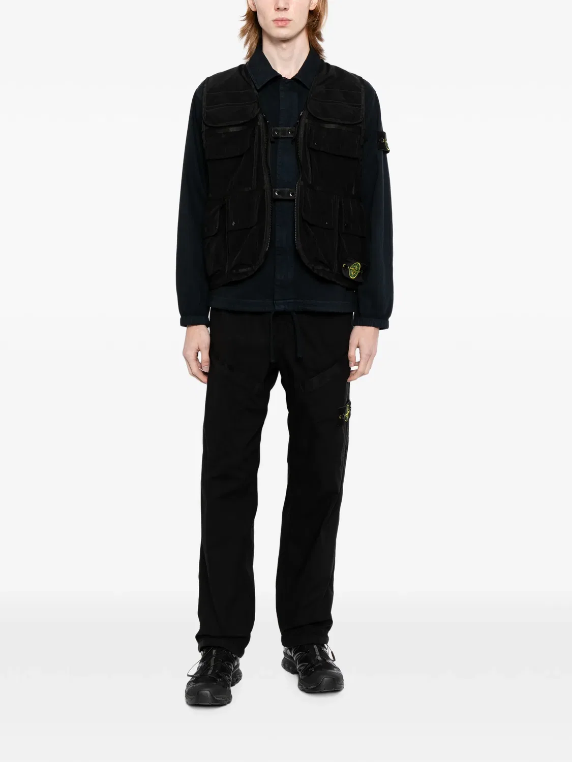 Stone Island Жилет-харнес Черный — фото 2