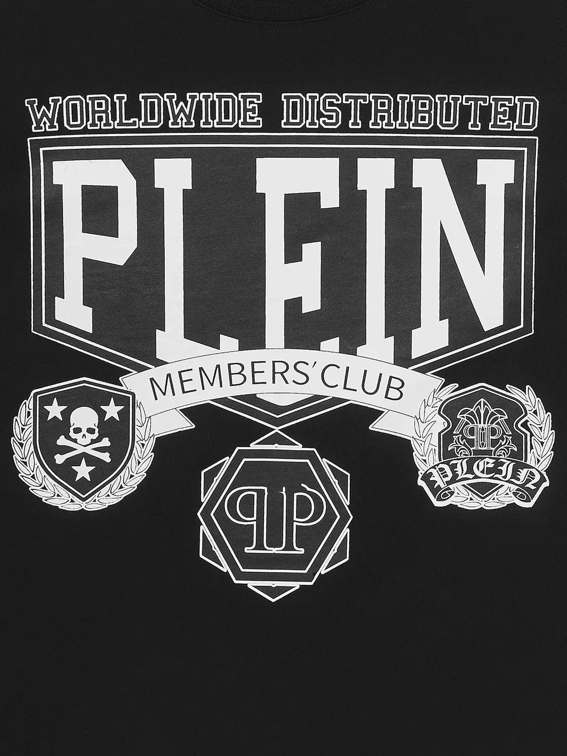 Футболка с коротким рукавом Philipp Plein, черный — фото 2