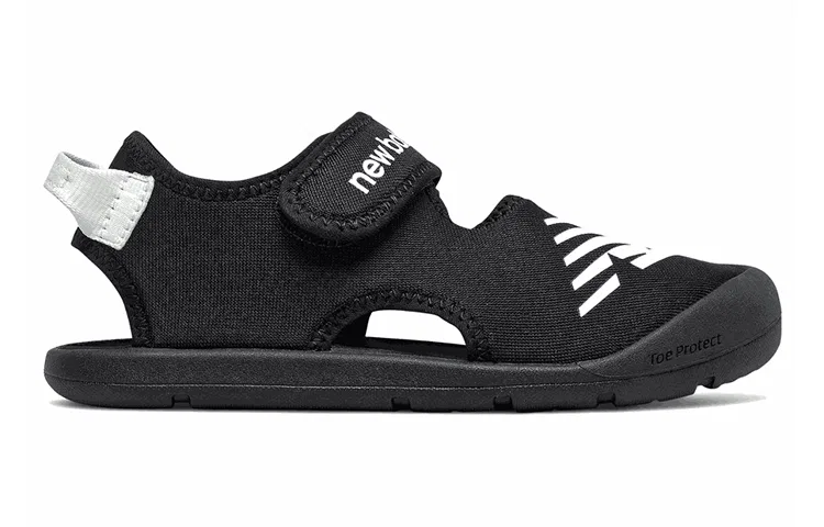 Детские сандалии с регулируемой застежкой New Balance NB CRSR, Black — фото 3