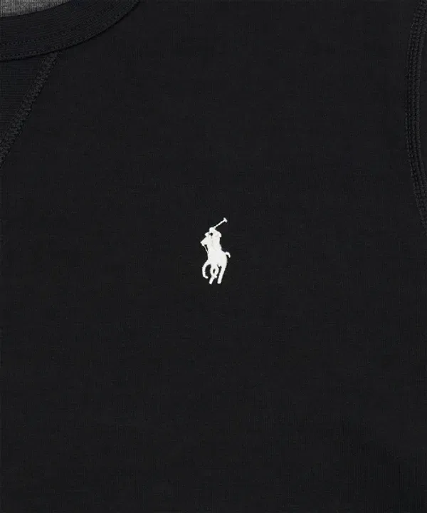 Свитер двойной вязки, Polo Ralph Lauren, черный — фото 4