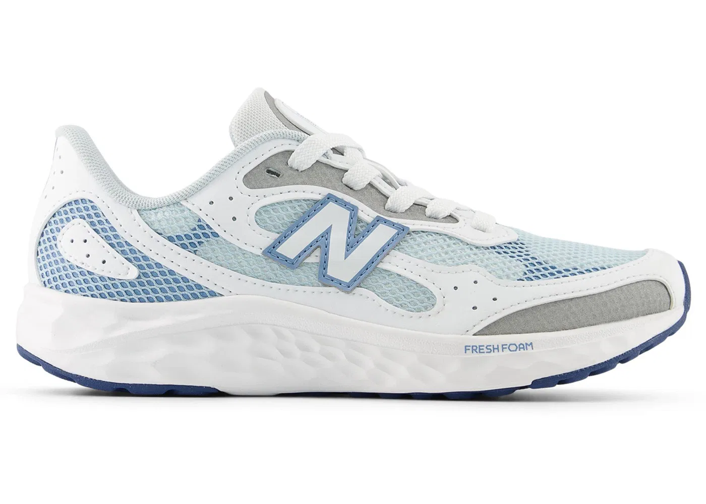 Детские кроссовки для бега с технологией Fresh Foam New Balance Fresh Foam Arishi Lux Lace, Frosted Glass/White/Still Water
