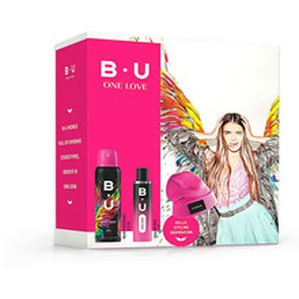 Женский подарочный набор парфюмерии Eau De Toilette 50 мл и дезодорант-спрей 150 мл Bu One Love Bauer