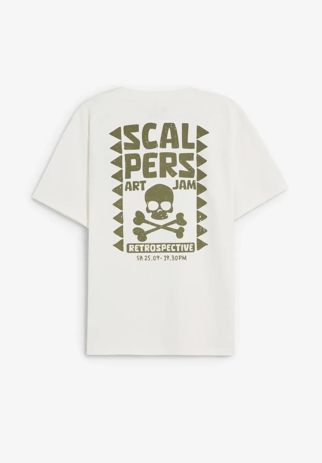 Детская футболка Scjam - футболка с принтом Scalpers, Off White — фото 2