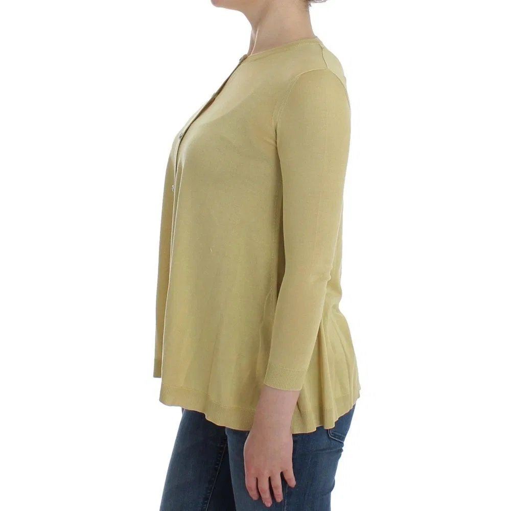 Женский кардиган из шелка с кристаллами Bicolor Silk Cardigan Dolce & Gabbana, Bicolor — фото 2