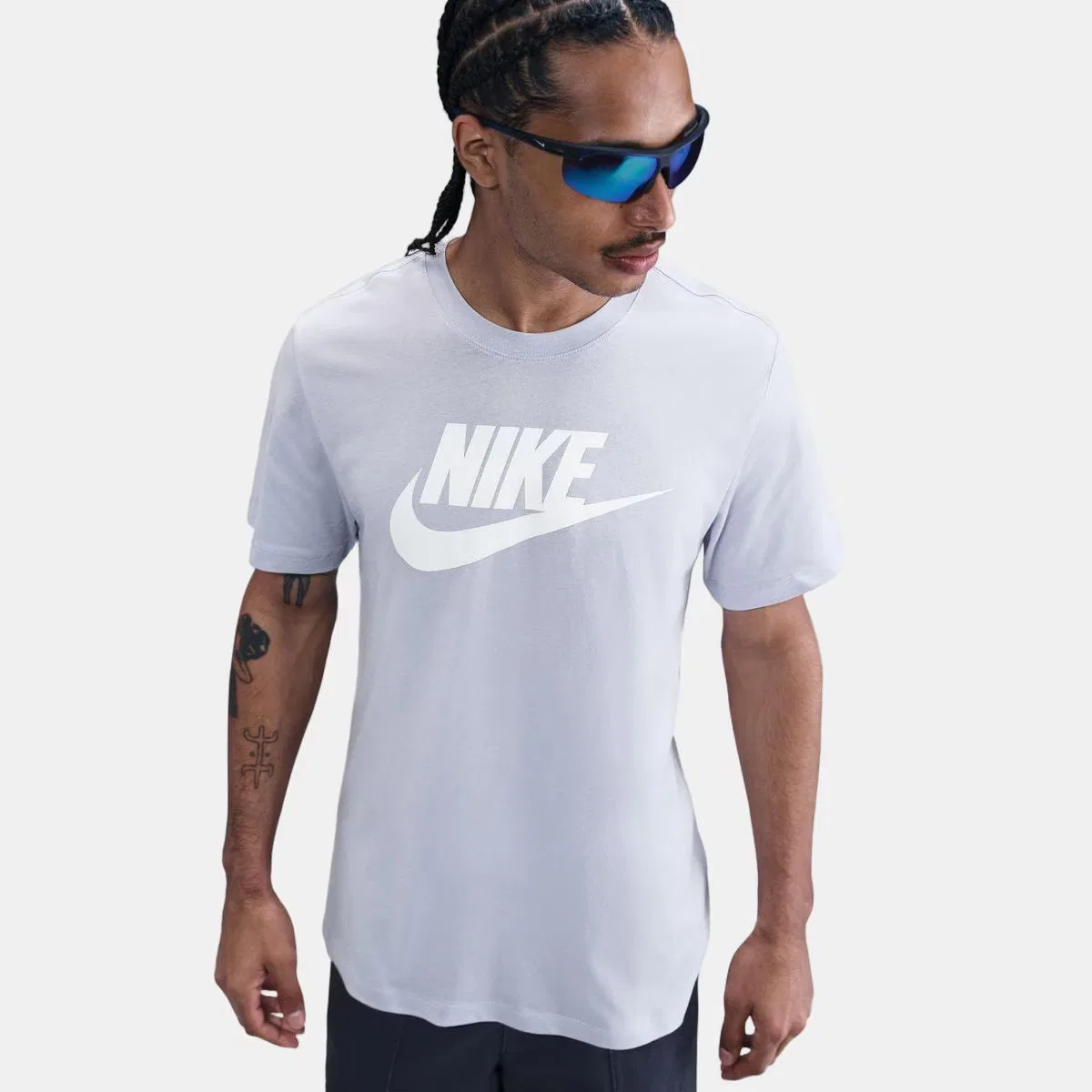 Мужская футболка, Sportswear Icon Futura, Nike, серый белый