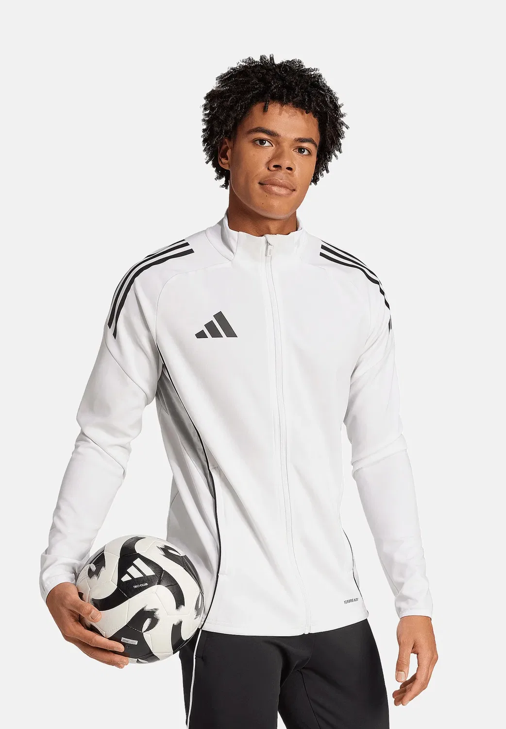 Тренировочная куртка Adidas Performance, Weissschwarz — фото 4