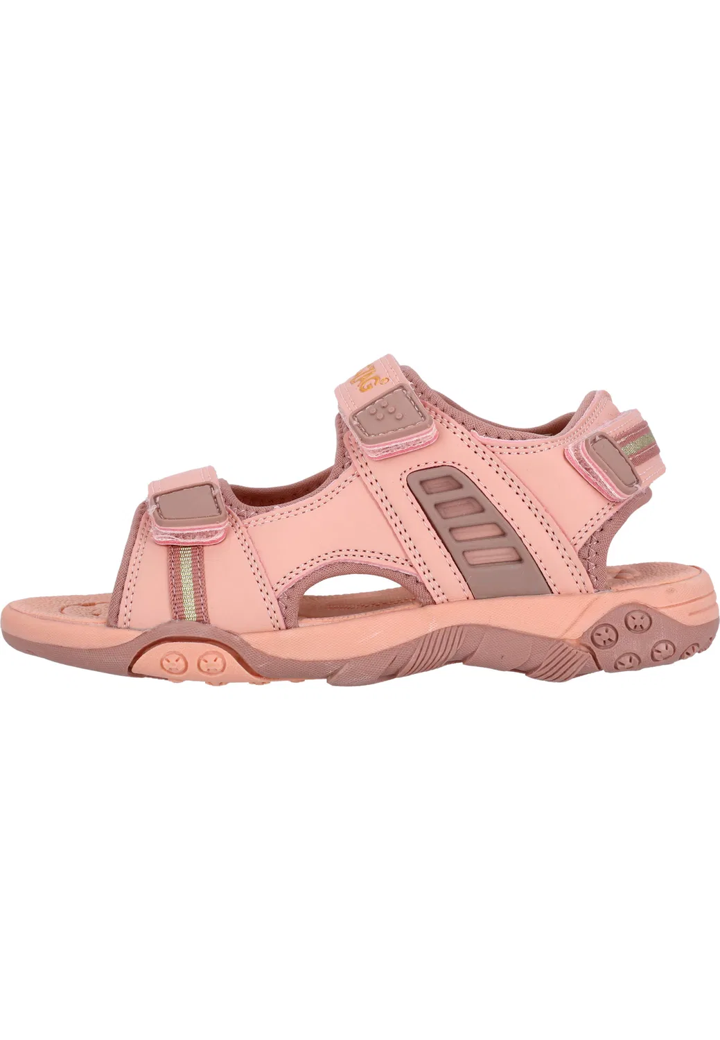 Детские сандалии с ремешками Nung Zigzag, Orchideenpink Rosa