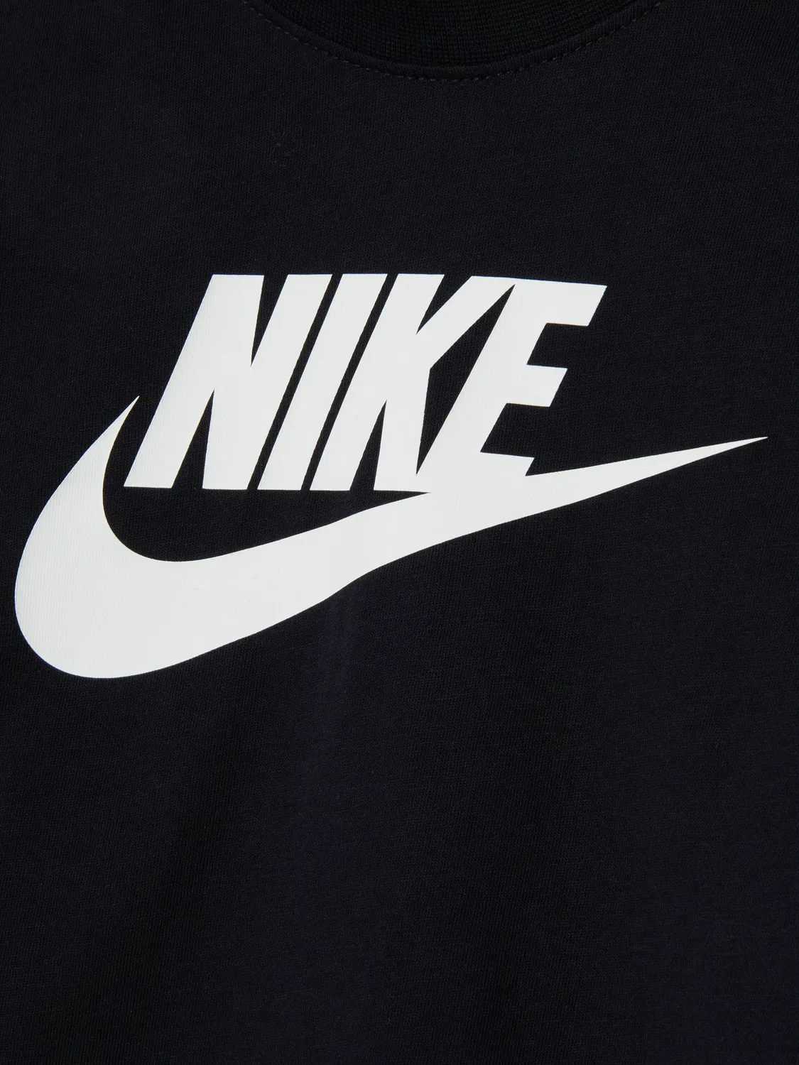 Футболка для девочек с круглым вырезом Nike, черный — фото 3