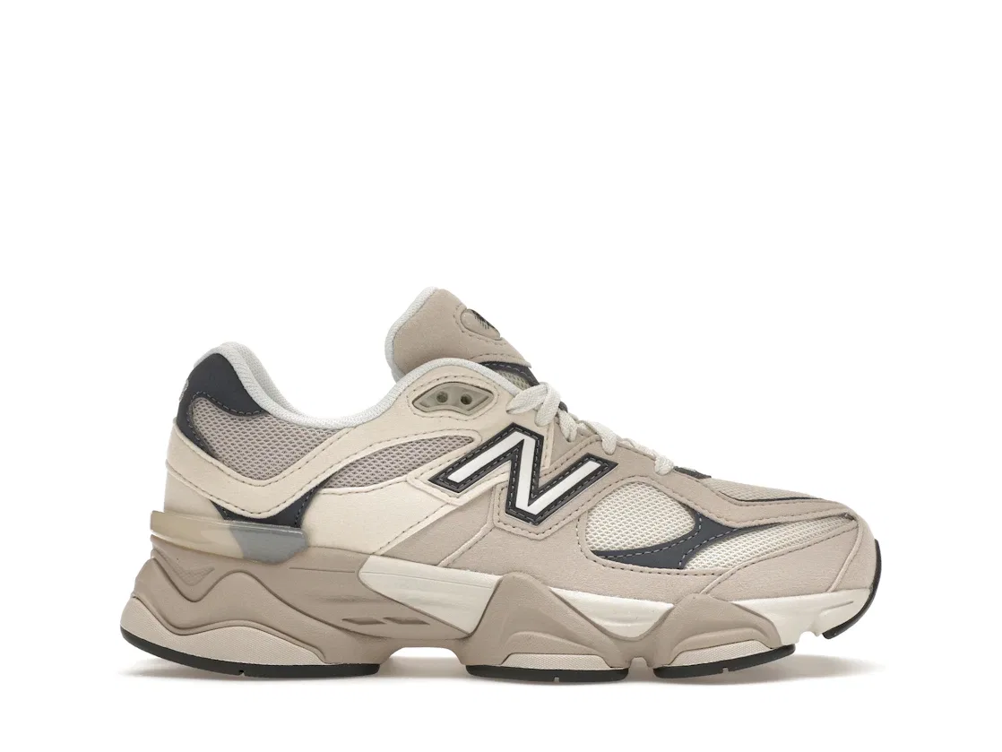 Детские кроссовки Lifestyle с волнистой подошвой New Balance 9060 Moonrock Linen, Moonrock Linen
